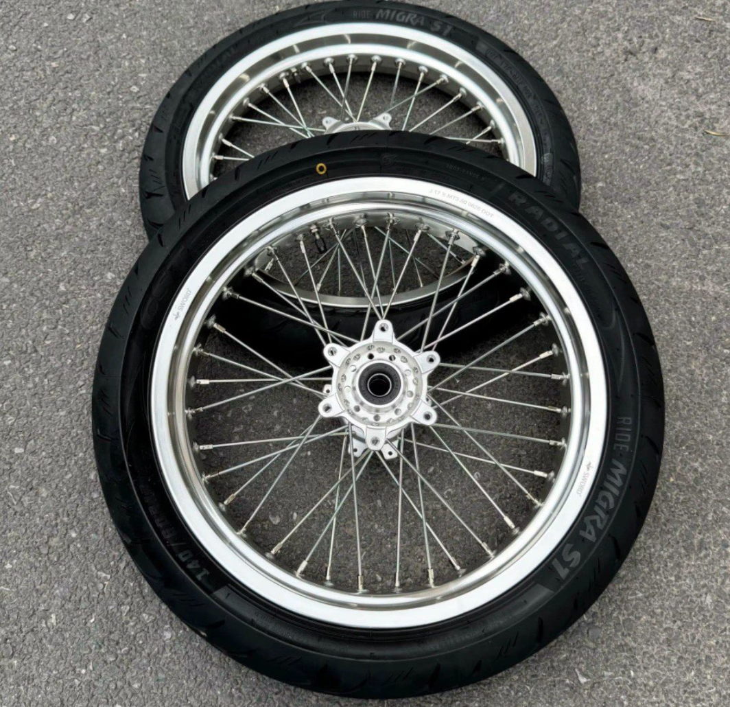Ultra Bee Chrome Supermoto Wheels