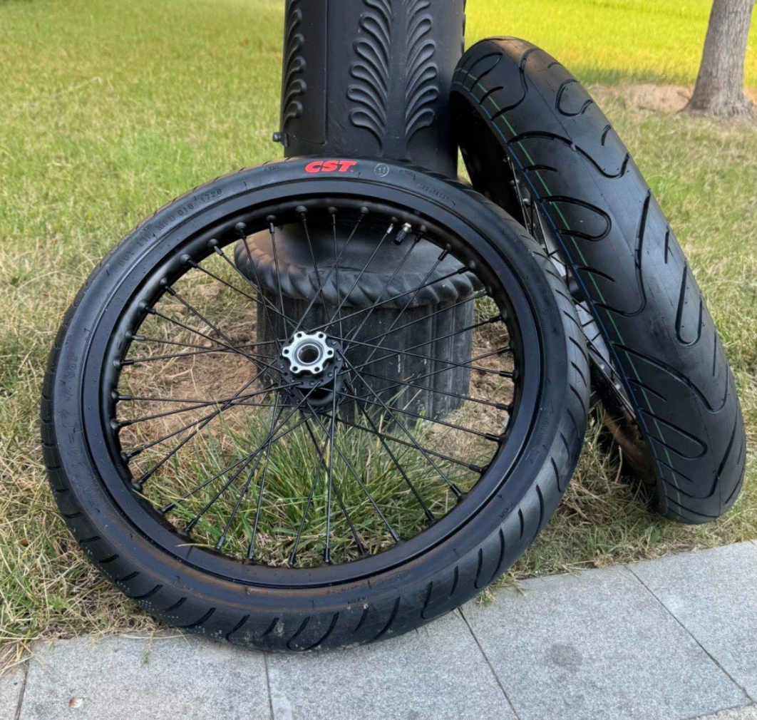 Black Talaria XXX/MX3/MX4 Supermoto Wheels